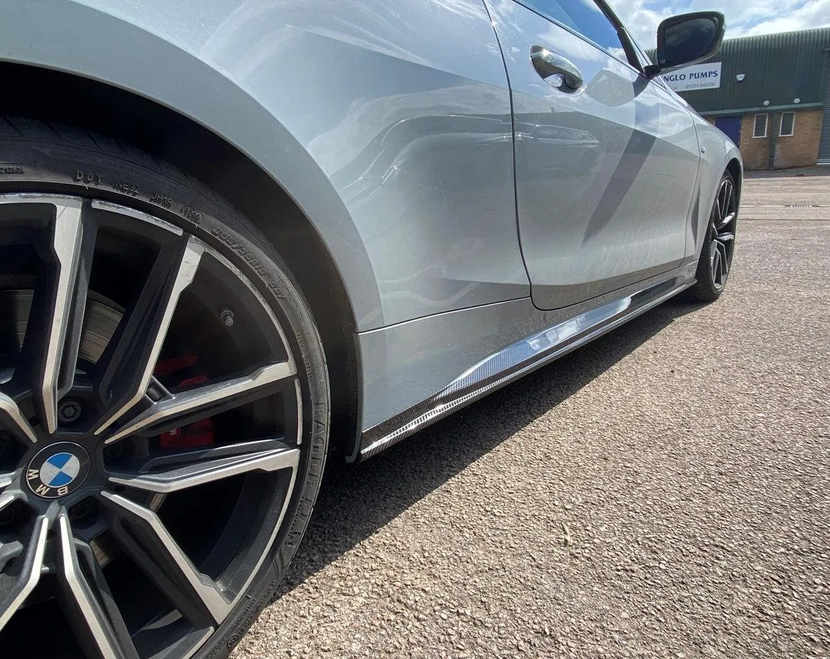 3D Style Carbon Fiber Side Skirts - BMW G22/G23/G26 4 Series & i4