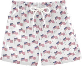 Aflyko Boys' Board Shorts Toddler Teens Swim Trunk Girls Beach Swimwear Bathing Suit
