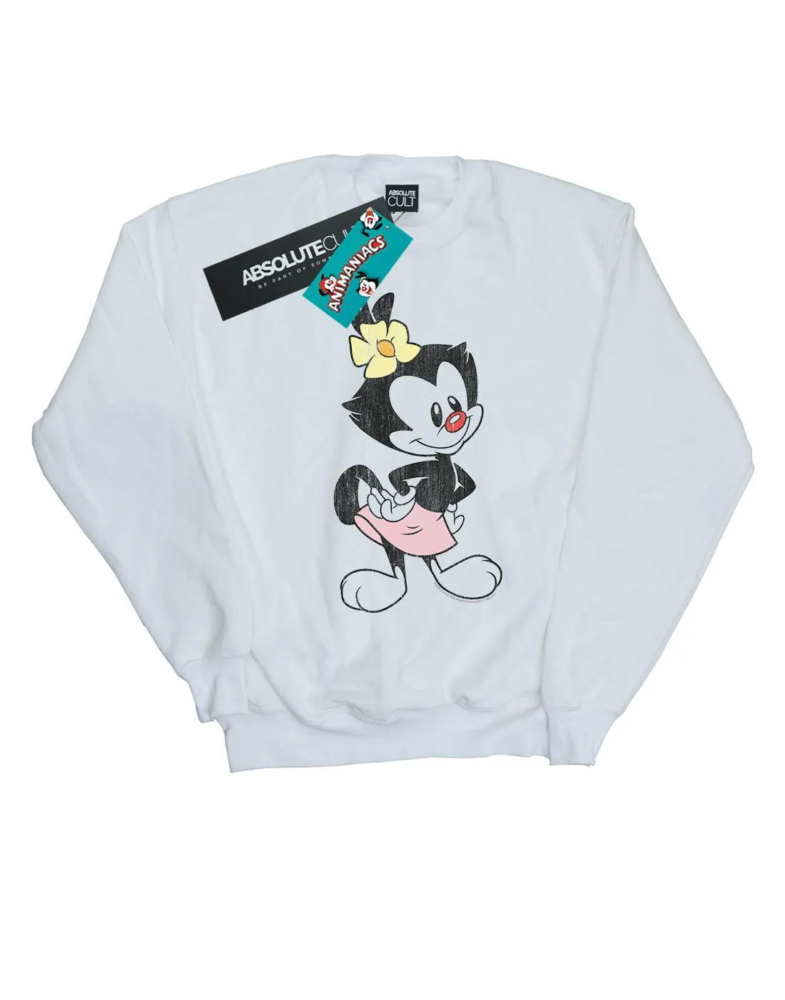 Animaniacs Girls Dot Classic Pose Sweatshirt