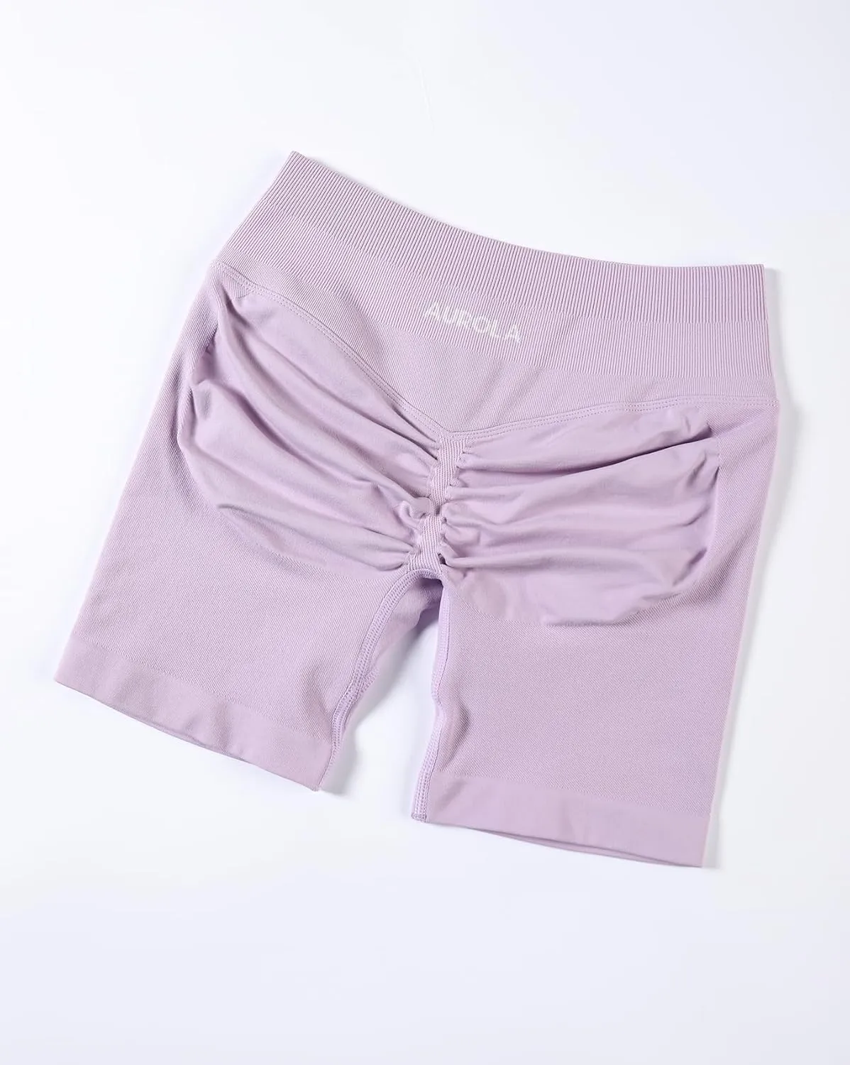 AUROLA Influence Workout Shorts for Women,2.5 3.5 4.5 5.5 6.5 No Roll Up Squat Proof Scrunch Seamless Compression Gym Short