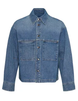 Boxy Fit 2 Pockets Denim Jacket