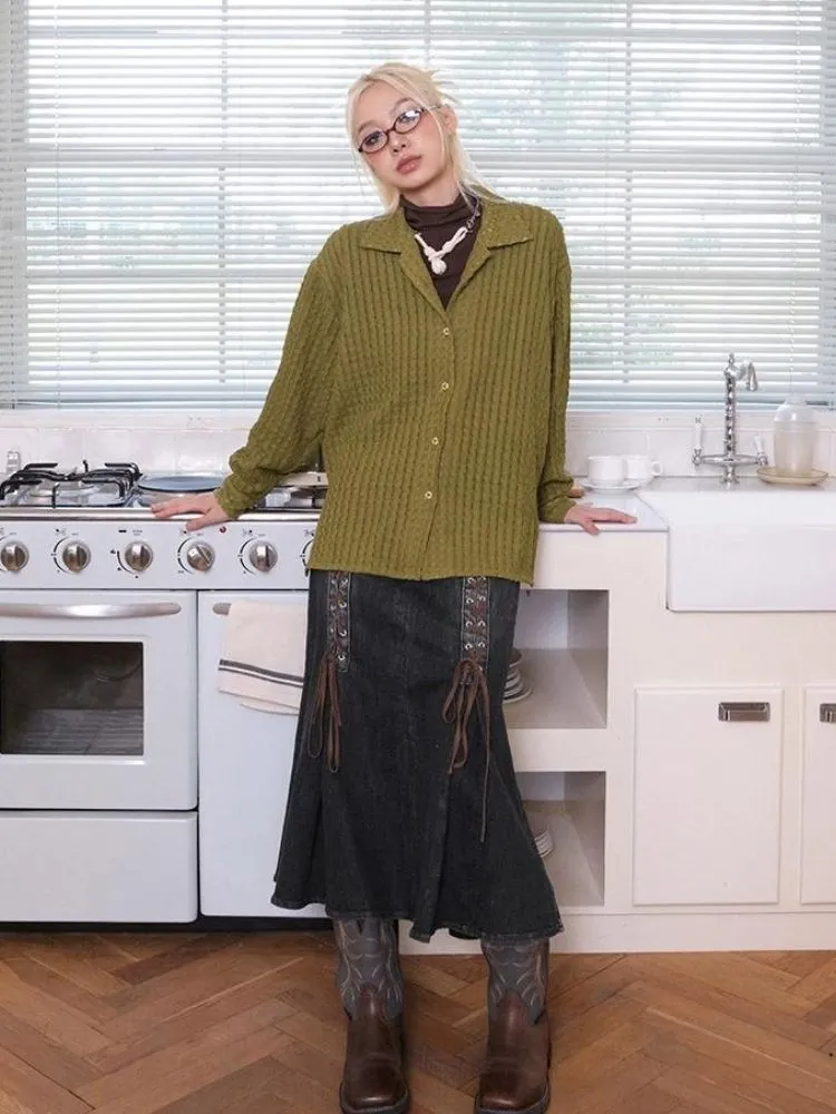 Classic straight long-sleeved shirt【s0000003384】
