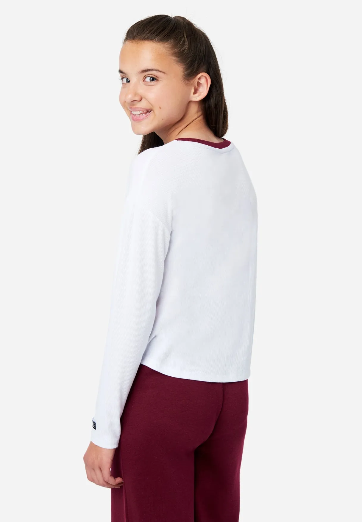 Collection X by Justice Ring Front Long Sleeve Tee