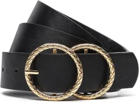 Earnda Women's Leather Belt Fashion Soft Faux Leather Waist Belts For Jeans Dress