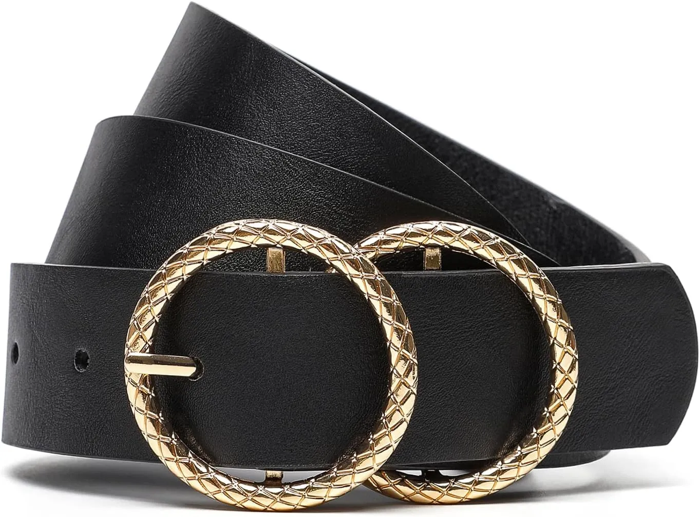 Earnda Women's Leather Belt Fashion Soft Faux Leather Waist Belts For Jeans Dress