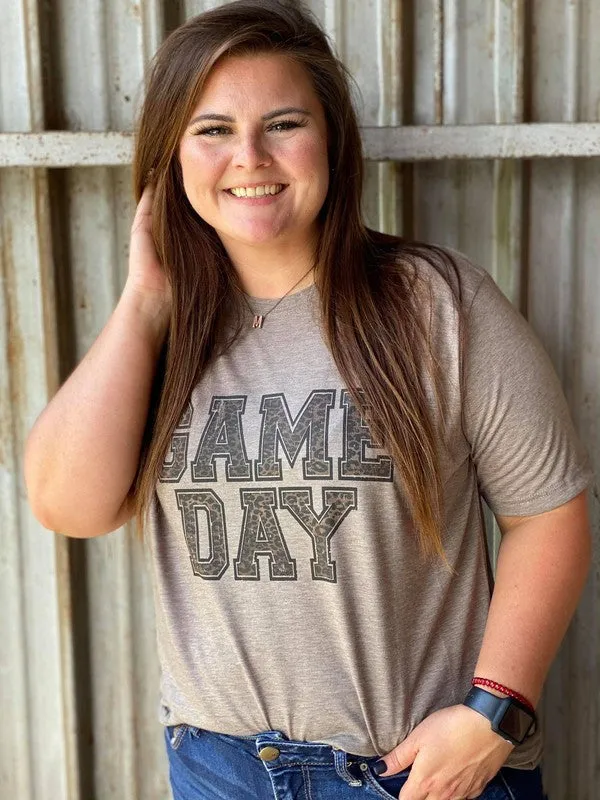 *Game Day Leopard Tee - Lovelier