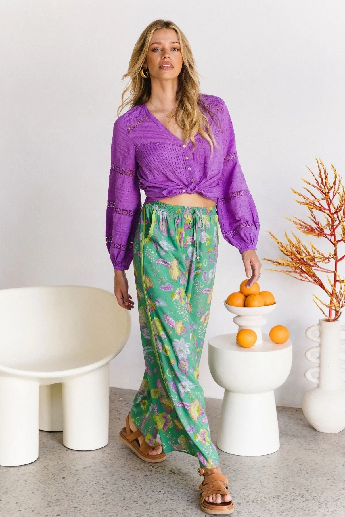 Indie Blouse - Violet