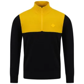 Jeff Tech Wool Windbreaker Sweater Daylily - AW22 Jeff Tech Wool Windbreaker Sweater Daylily - AW22