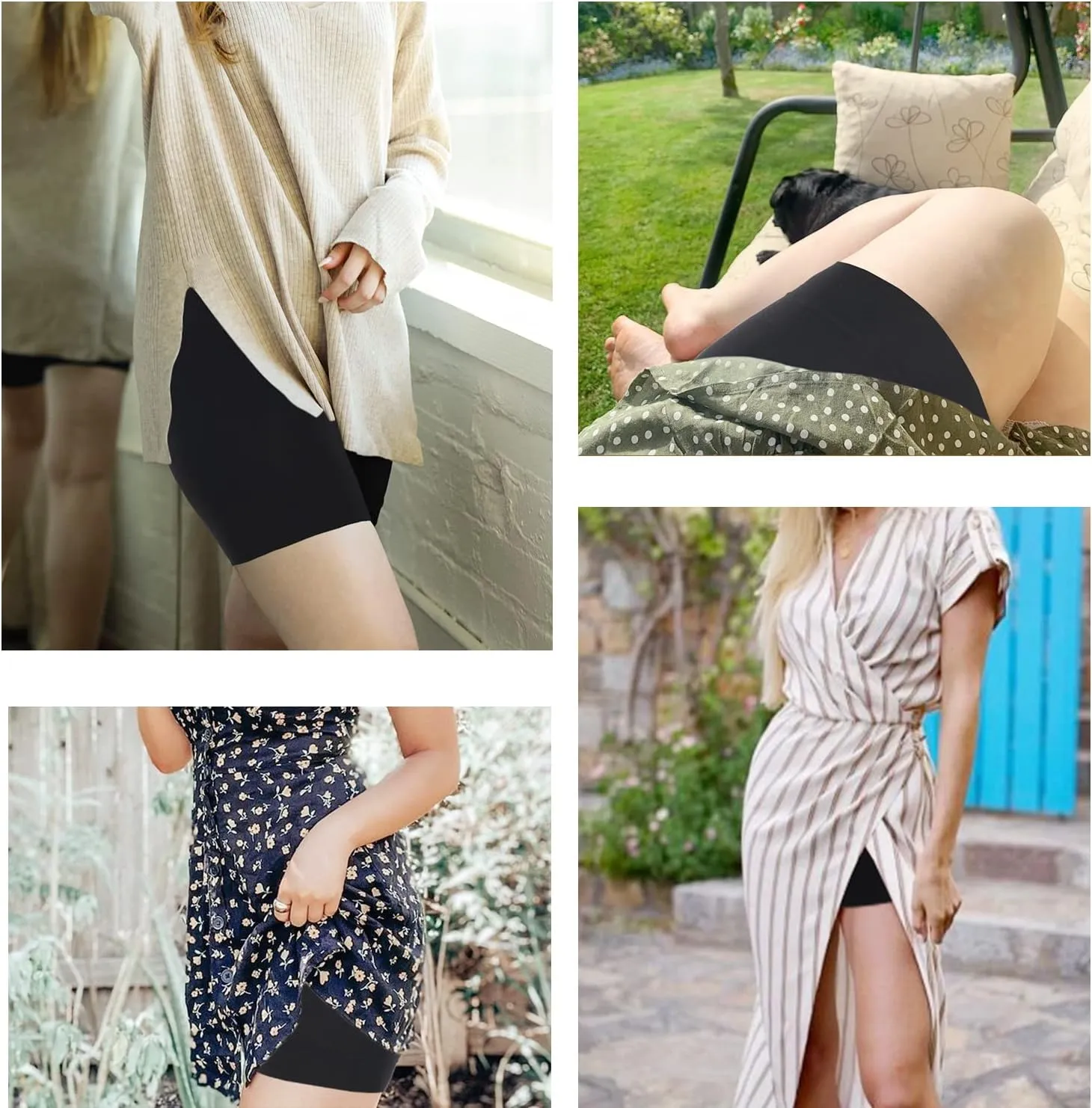 JOYSHAPER Boyshorts Panties for Women Anti Chafing Underwear Slip Shorts for Women Under Dress
