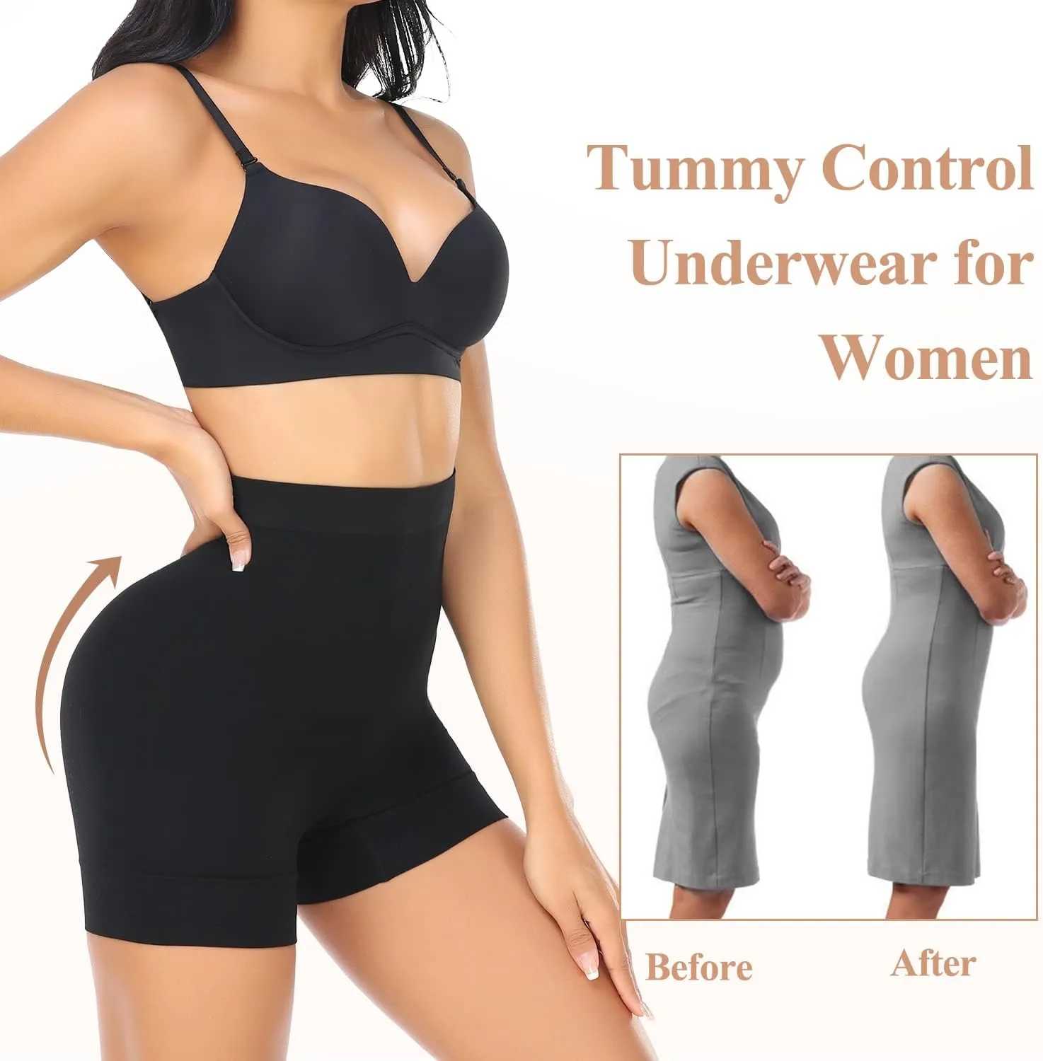 JOYSHAPER Boyshorts Panties for Women Anti Chafing Underwear Slip Shorts for Women Under Dress