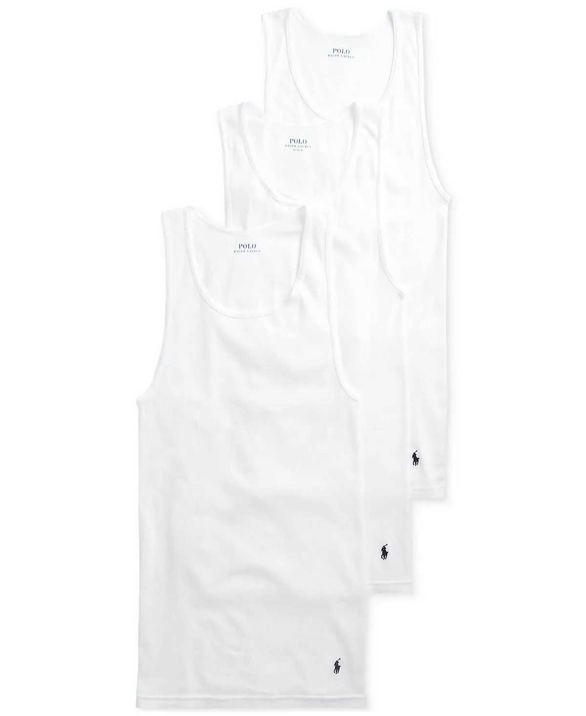 Men's T-shirt with a classic cut, set of 3 pieces. Polo Ralph Lauren