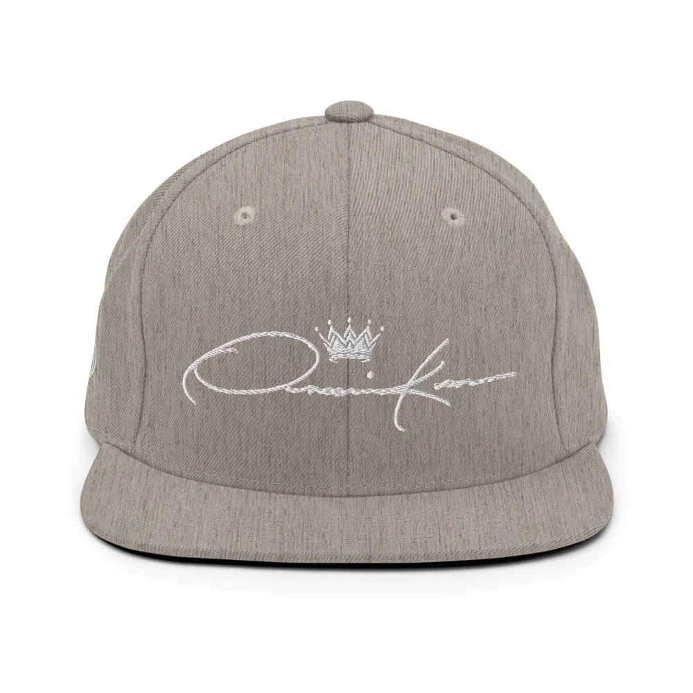 Onassis Krown Signature  Embroidered Baseball Cap Snapback