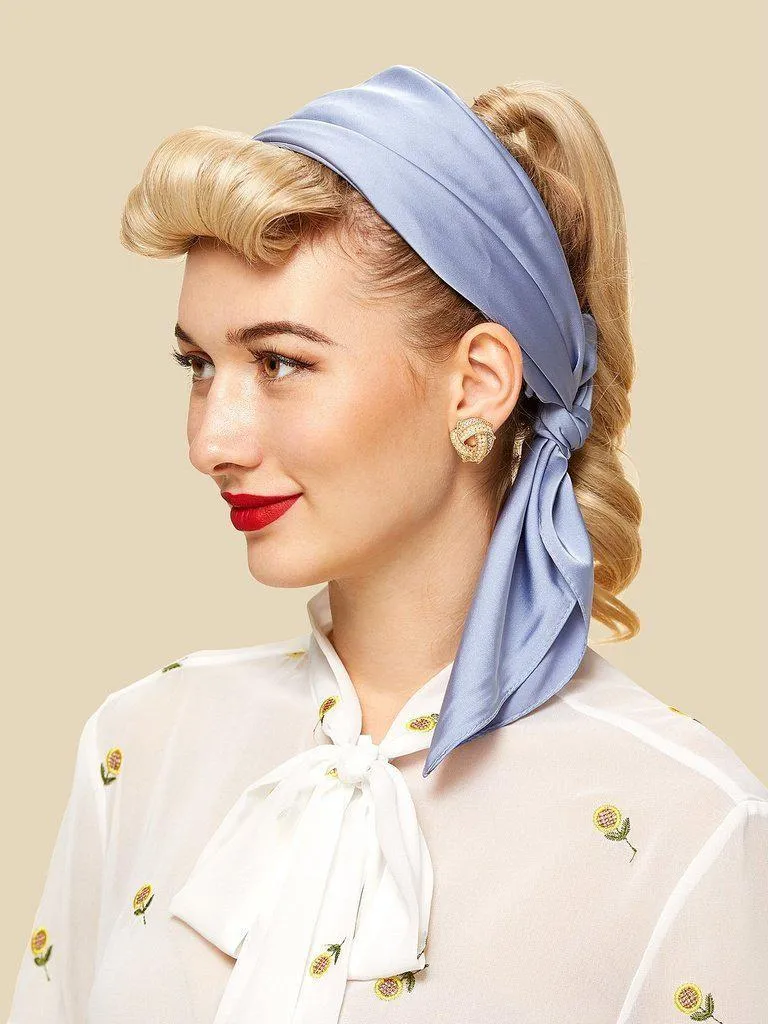 Plain Satin Bandana