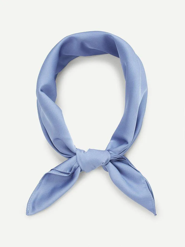 Plain Satin Bandana