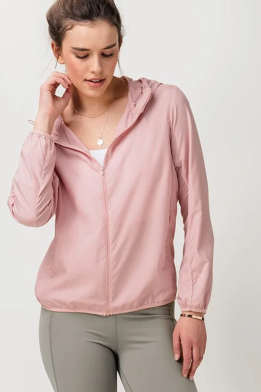 Push It Hooded Windbreaker Jacket || 5 COLORS