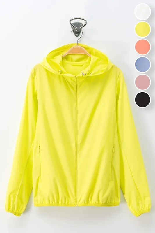 Push It Hooded Windbreaker Jacket || 5 COLORS