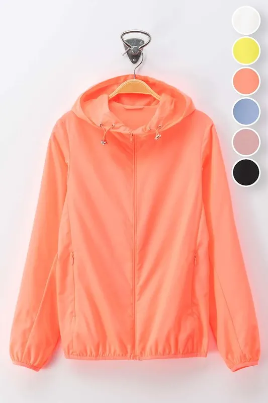 Push It Hooded Windbreaker Jacket || 5 COLORS