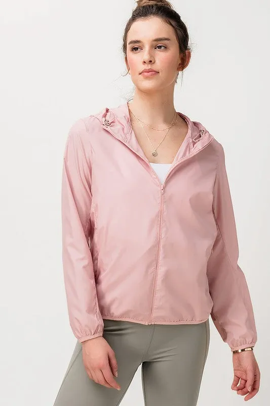 Push It Hooded Windbreaker Jacket || 5 COLORS