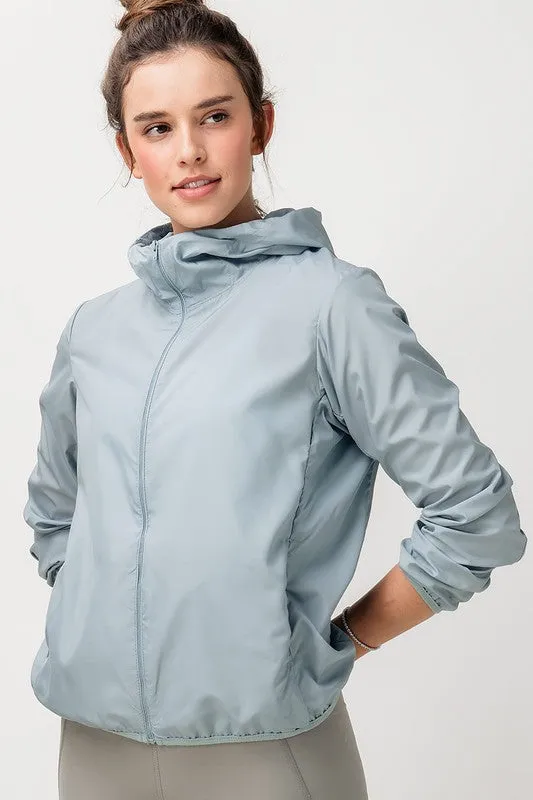 Push It Hooded Windbreaker Jacket || 5 COLORS