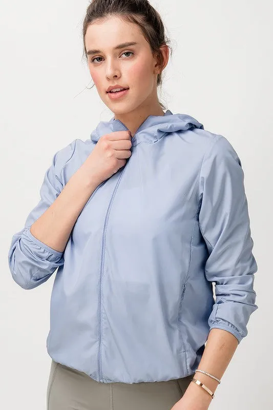 Push It Hooded Windbreaker Jacket || 5 COLORS