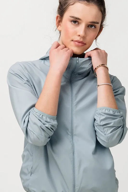 Push It Hooded Windbreaker Jacket || 5 COLORS