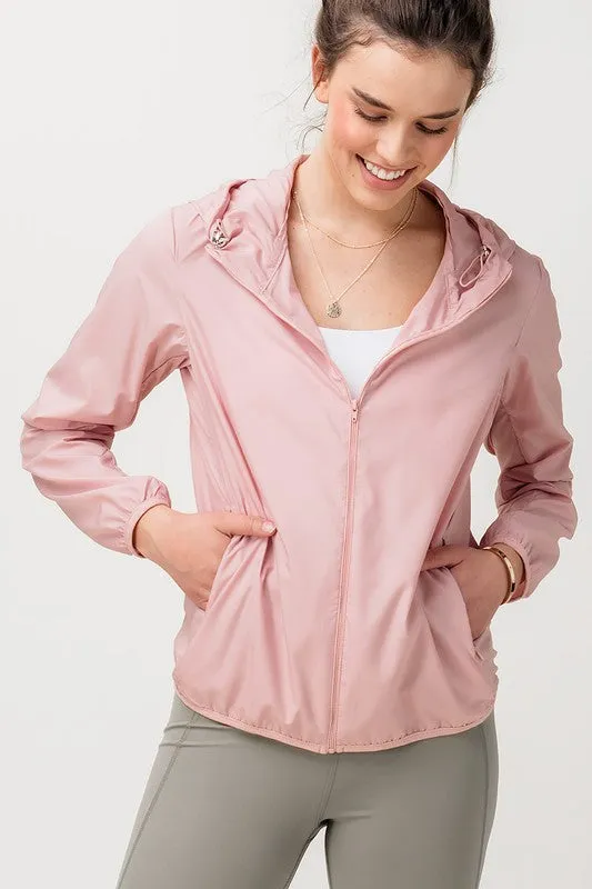 Push It Hooded Windbreaker Jacket || 5 COLORS