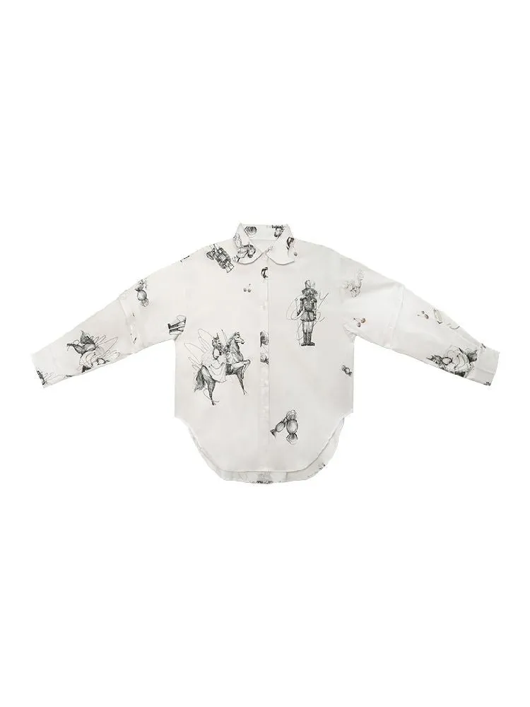 Removable sleeve thickened long-sleeved shirt【s0000005373】