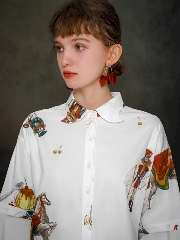 Removable sleeve thickened long-sleeved shirt【s0000005373】