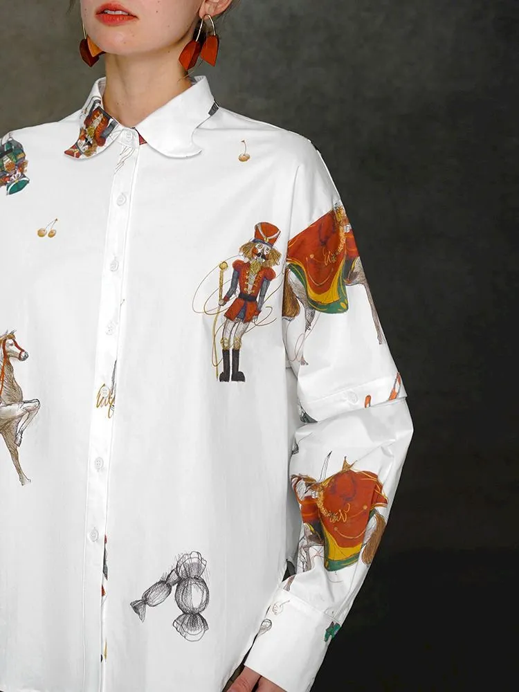 Removable sleeve thickened long-sleeved shirt【s0000005373】