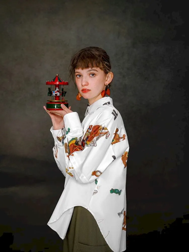 Removable sleeve thickened long-sleeved shirt【s0000005373】