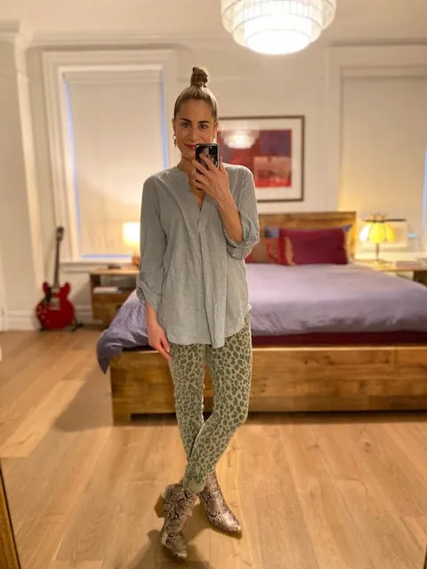 TANYA HIGH RISE - GRN LEOPARD