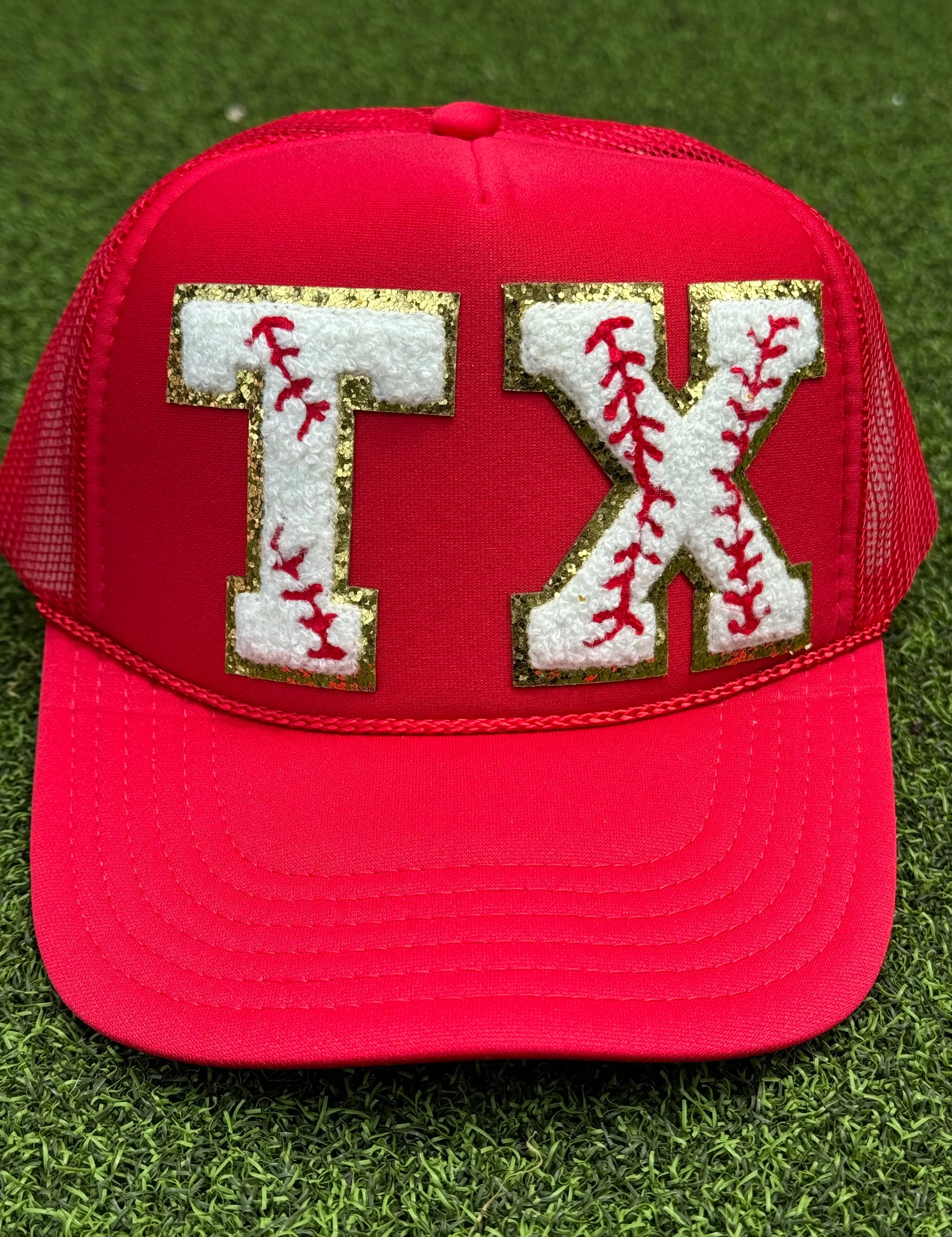 Texas Rangers Baseball Patch Trucker Caps