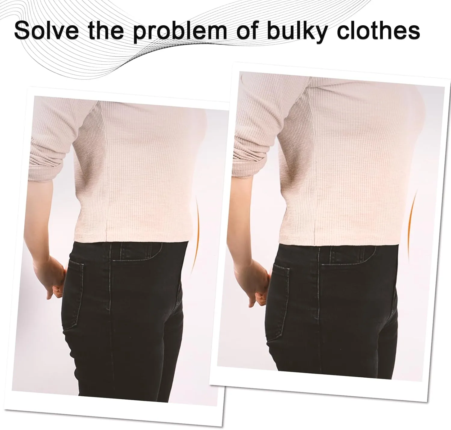Womens No Show Stretch Belt Adjustable Elastic Belts Flat Buckle Belt for Pants Dresses Skirts and Jeans